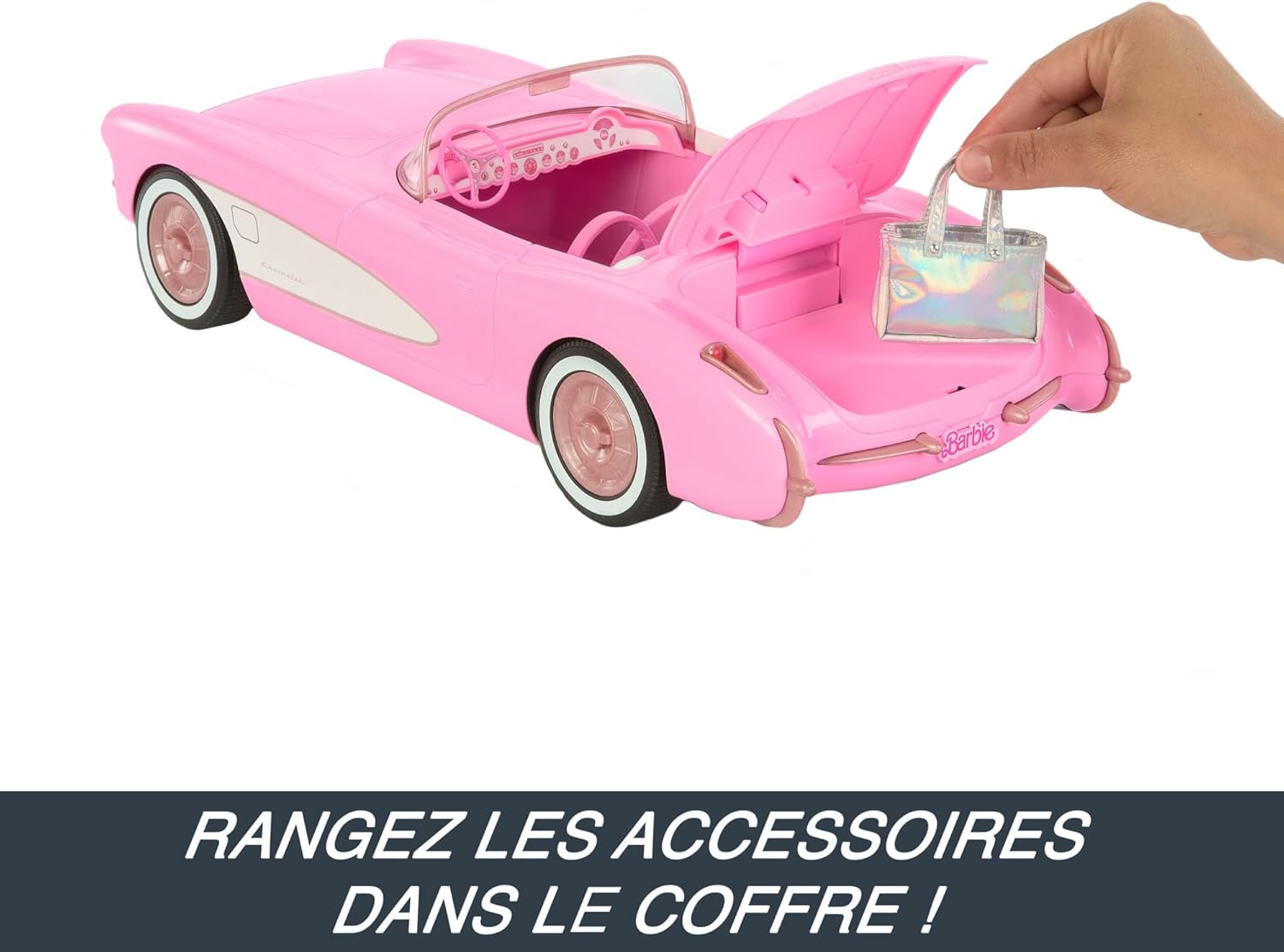 Corvette radiocommandée Barbie Le Film en métal, style moderne – Image 5