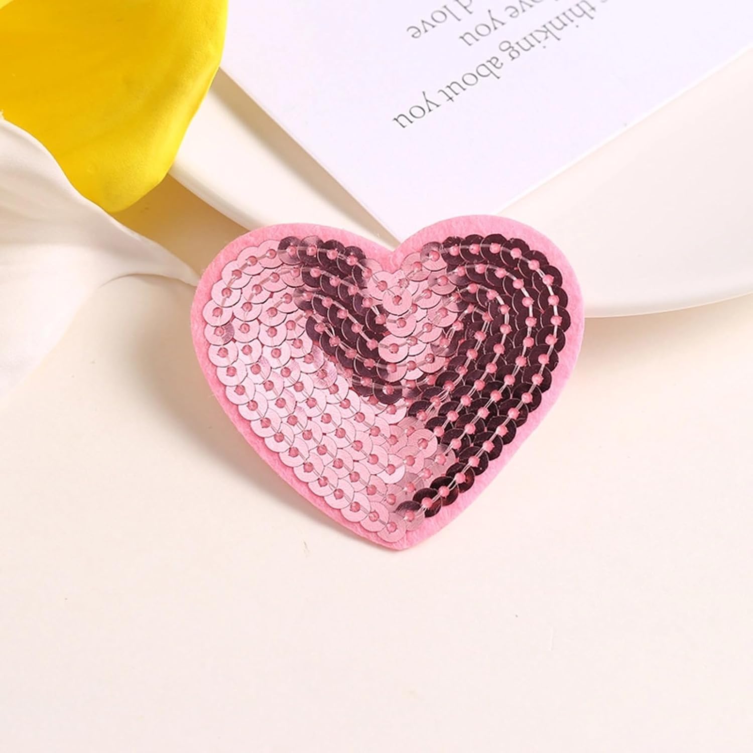Patchs thermocollants Barbie cœurs roses 10 pièces – Image 4