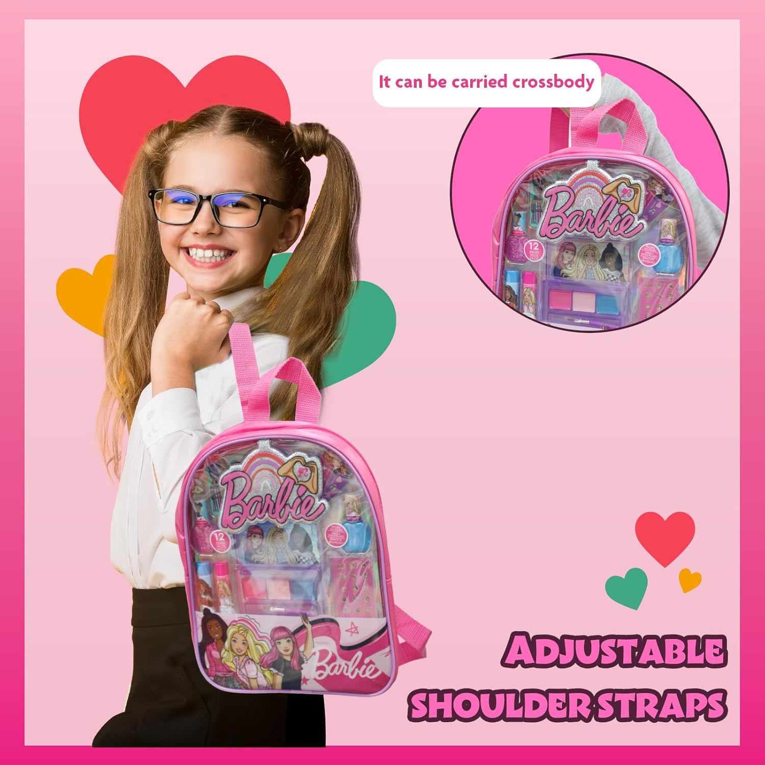 Barbie Townley Girl, sac à dos maquillage 12 pièces dès 3 ans – Image 6