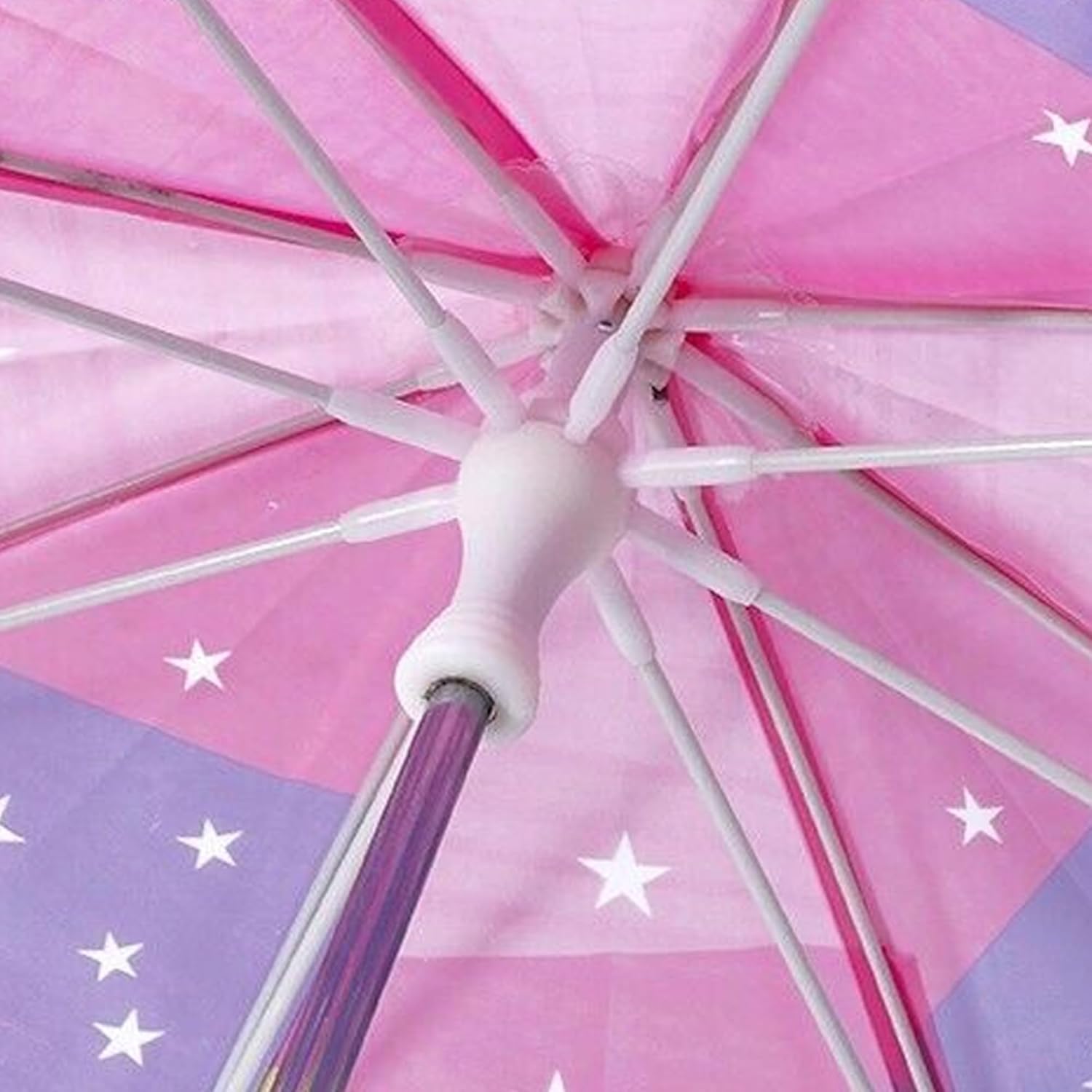 Parapluie Barbie rose à motif licorne, pliable – Image 4