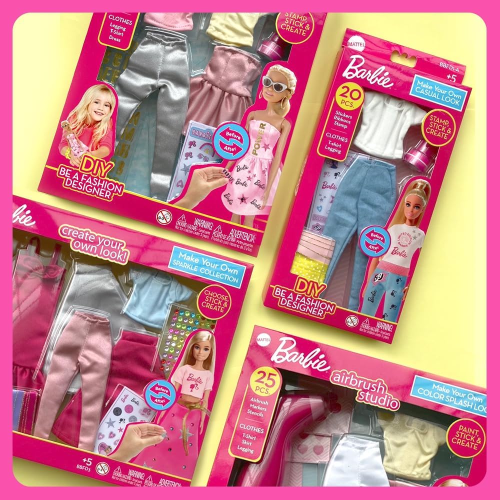 Kit Barbie Sparkle Collection pour créer des tenues 130 pcs – Image 8