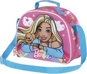 Lunch bag Barbie rose 3D avec doublure isotherme