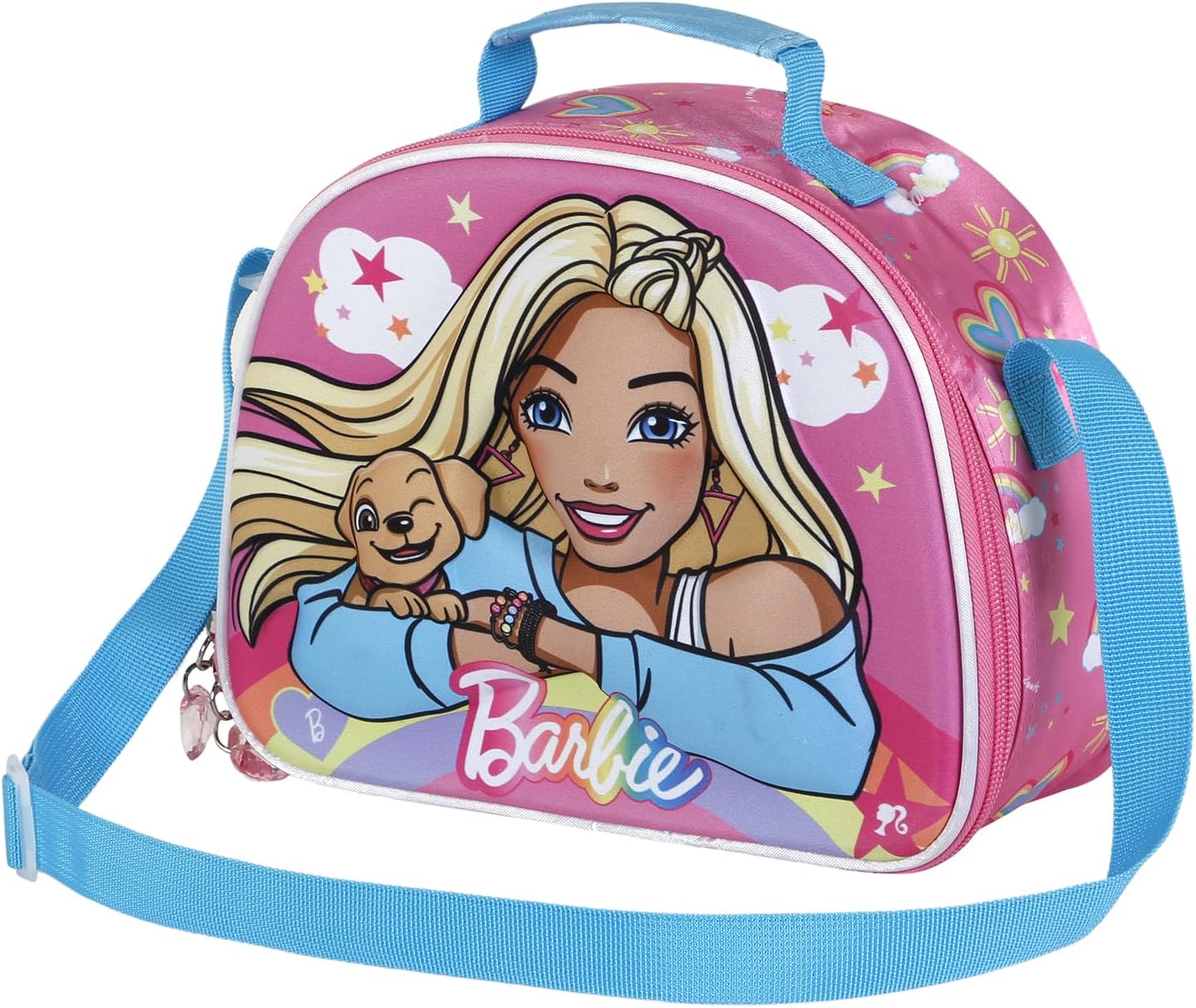 Lunch bag Barbie rose 3D avec doublure isotherme