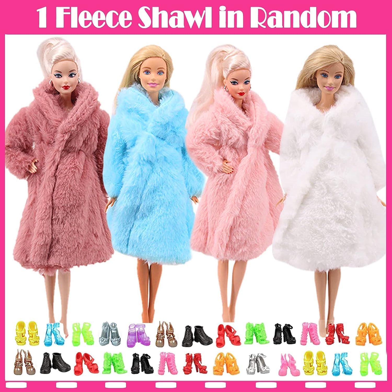 Barbie, lot de 68 vêtements et accessoires avec 7 robes – Image 2