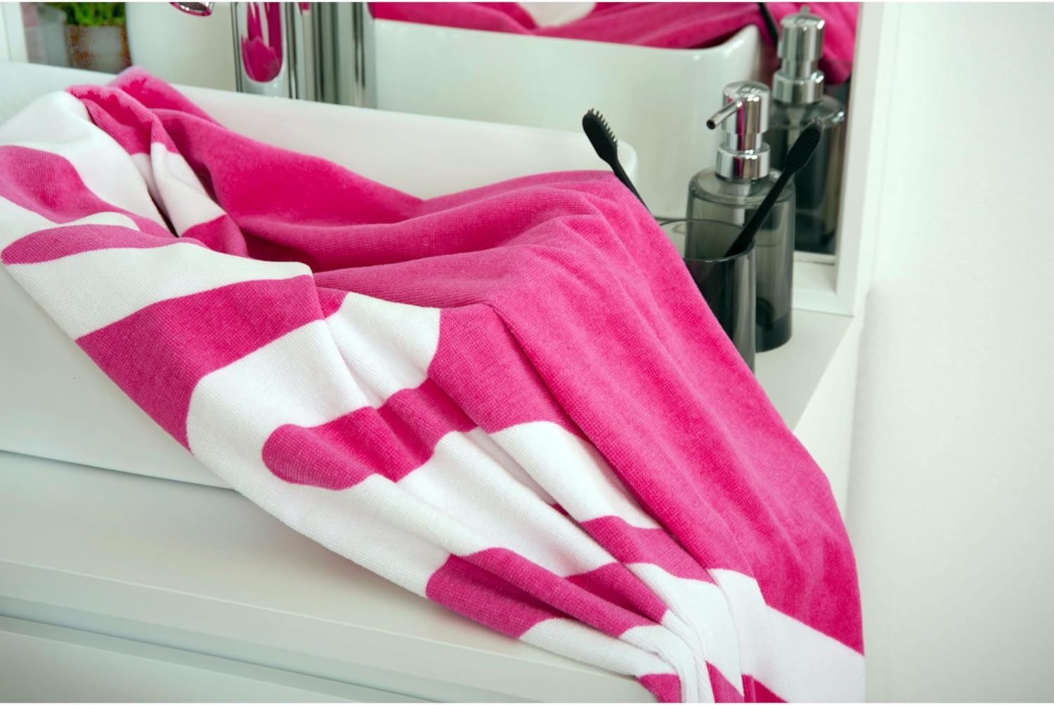 Serviette de bain Barbie en coton velours 75 x 150 cm – Image 4