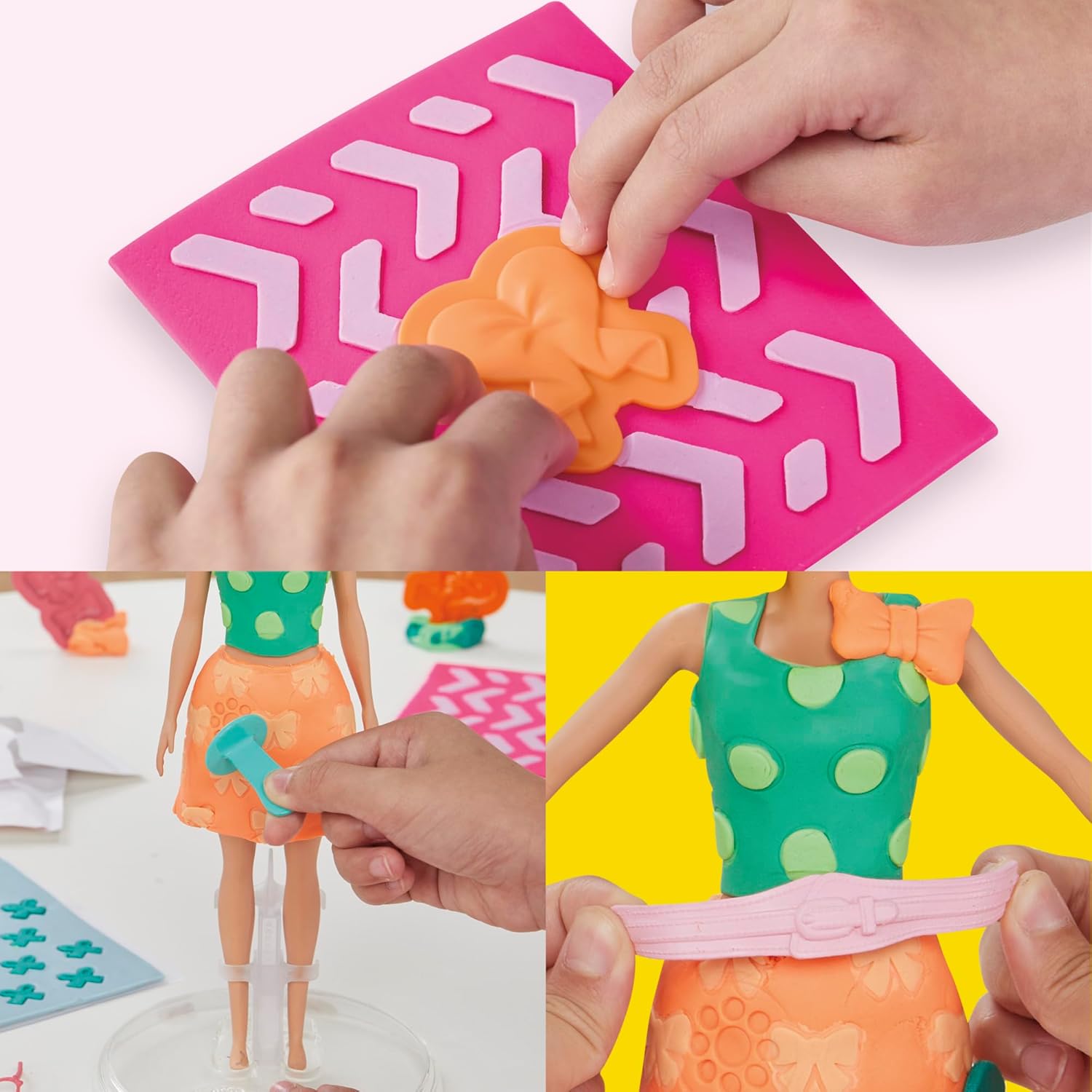 Recharge Barbie Play-Doh perles et nœuds, pack d'accessoires – Image 2