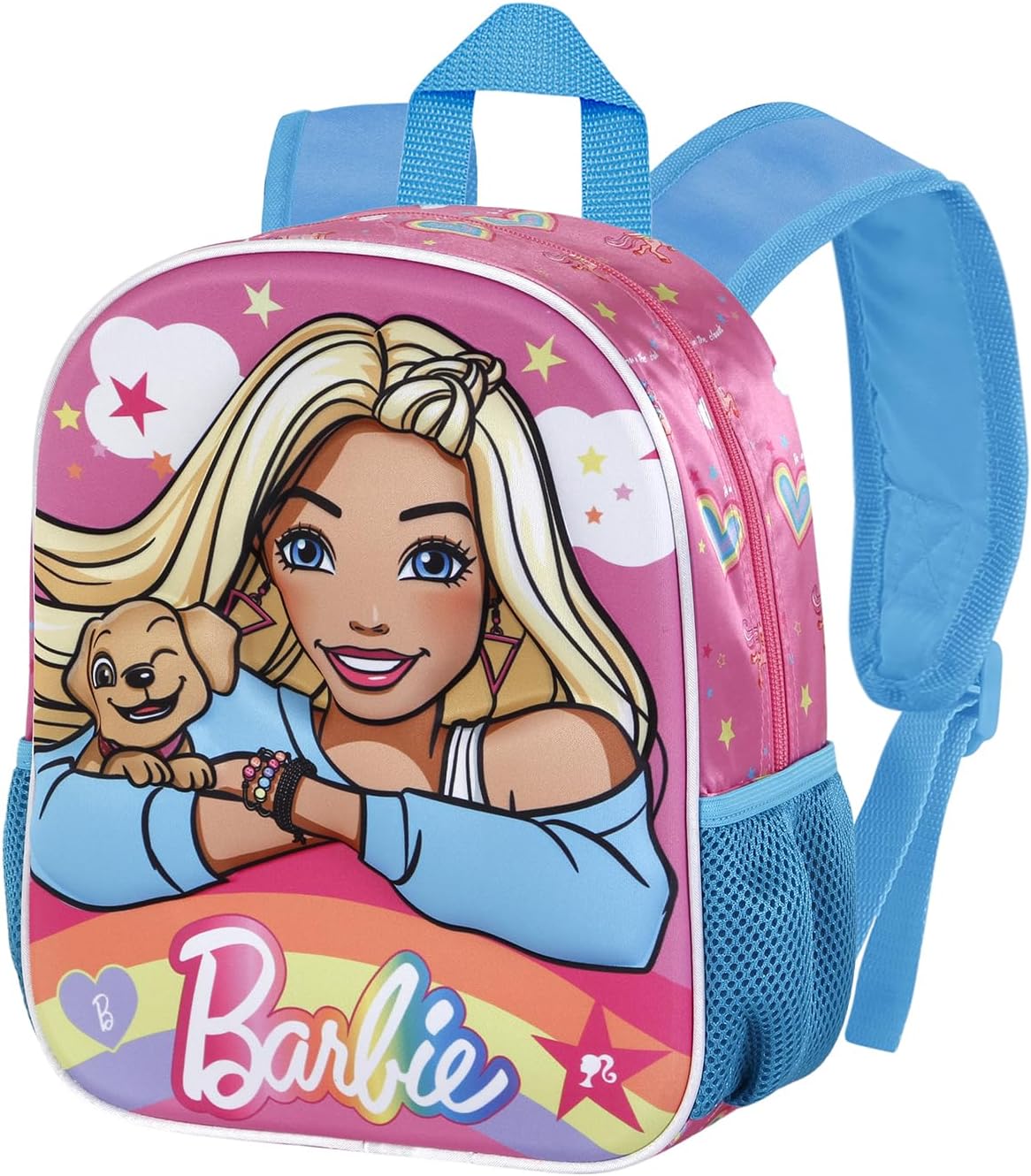 Sac à dos Barbie Rainbow 3D rose