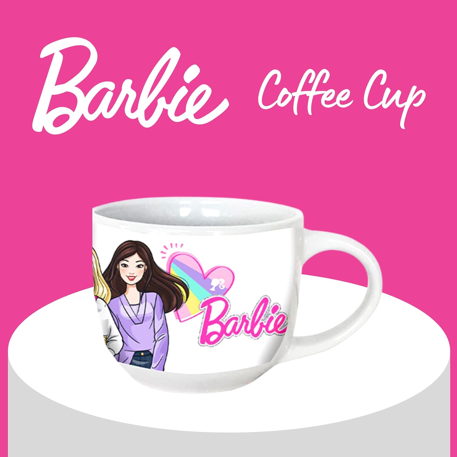 Tasse Barbie en céramique design poupée, coffret cadeau – Image 3
