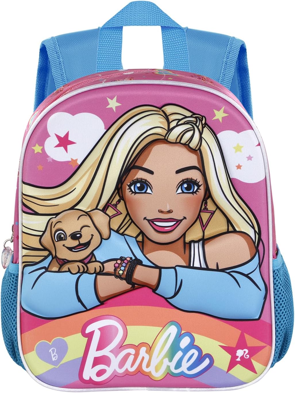 Sac à dos Barbie Rainbow 3D rose – Image 2
