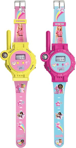 Barbie Montres Talkie-Walkies 2 pièces rechargeables avec lampe de poche et boussole