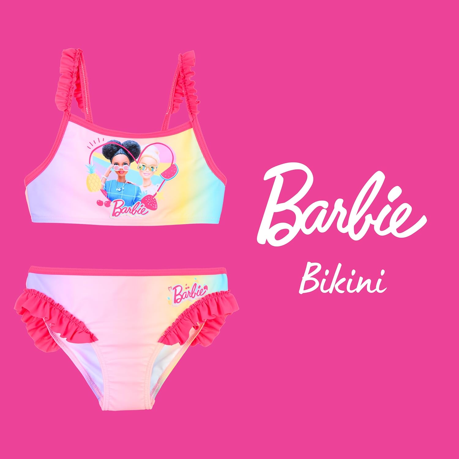Barbie bikini deux pièces fille, tailles 4 à 10 ans – Image 3
