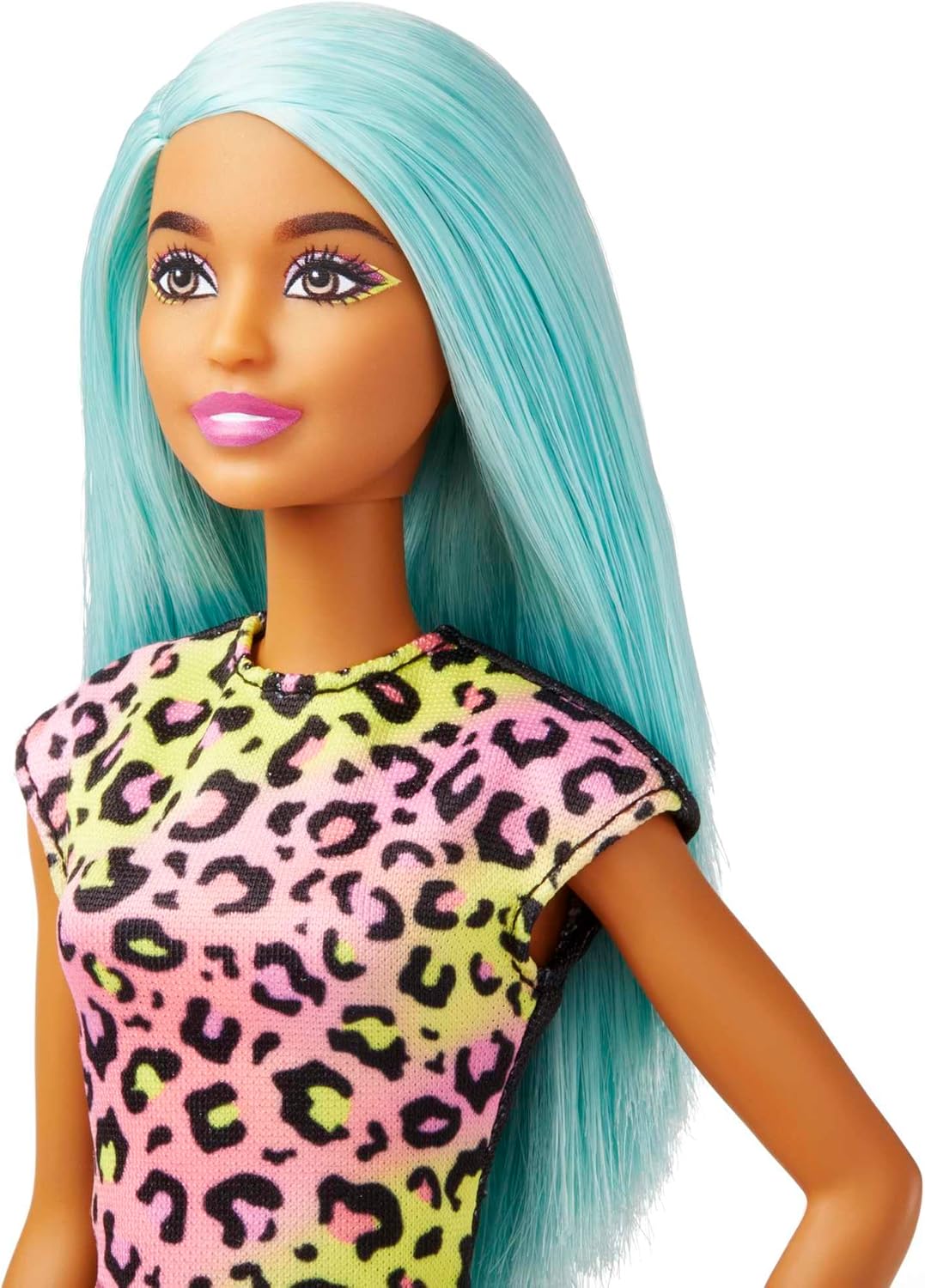 Barbie Métiers, poupée maquilleuse avec palette et pinceau HKT66 – Image 3