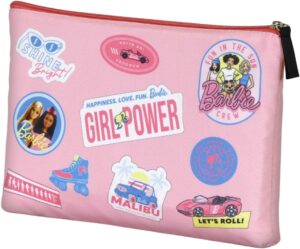 Trousse de toilette Barbie Malibu Soleil rose avec compartiment 30,5 x 22,5 cm
