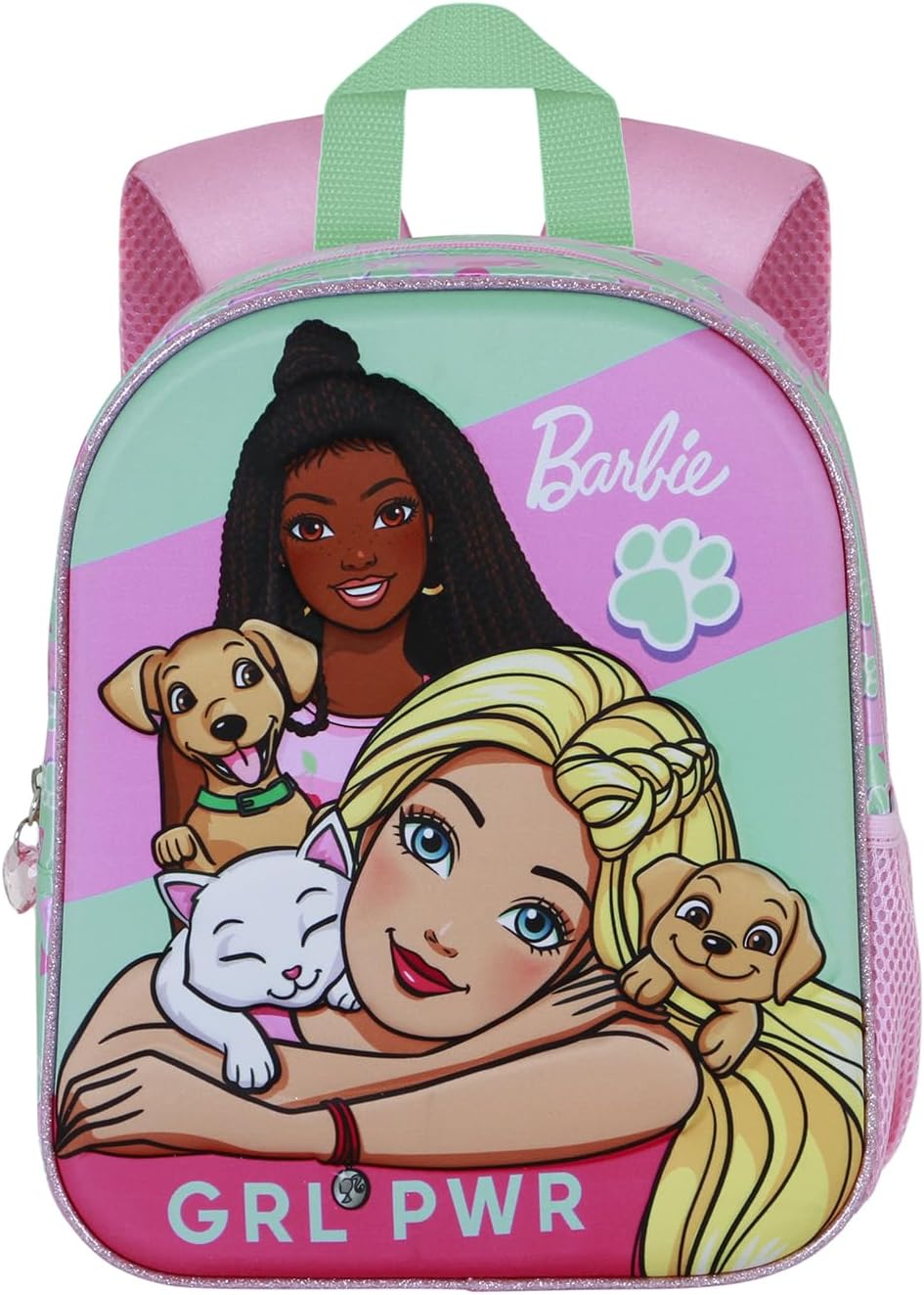 Sac à dos Barbie Pets Elite 3D rose, capacité 7 L – Image 2