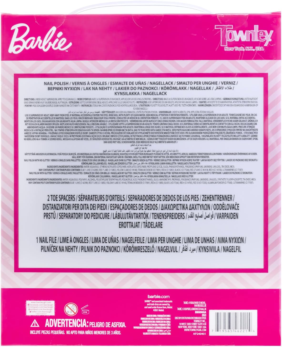 Set maquillage Barbie Movie avec 15 vernis et 18 pièces – Image 2