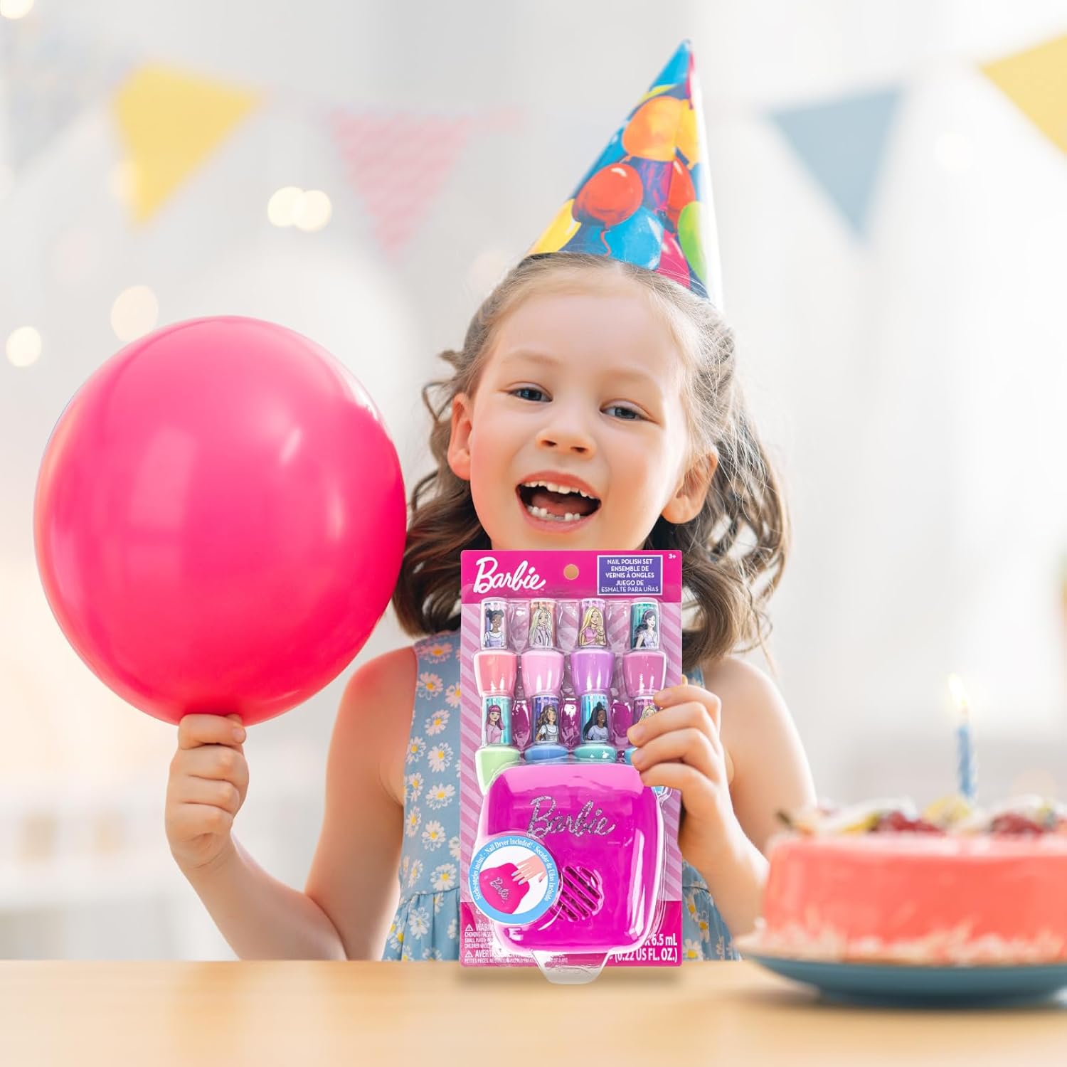 Barbie - Coffret vernis à ongles à base d'eau avec sèche-ongles pour enfants – Image 6