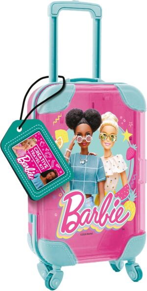 Barbie trousse créative mini valise avec 4 feutres
