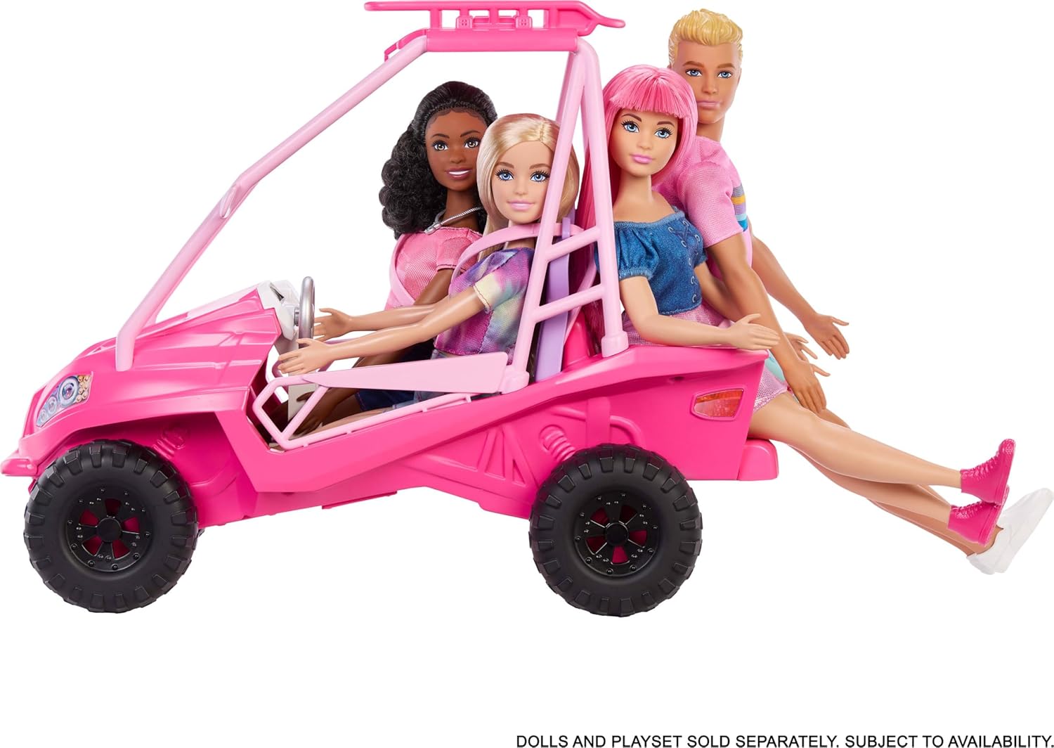 Buggy Barbie Détectives de plage avec plus de 10 accessoires JFV68 – Image 4