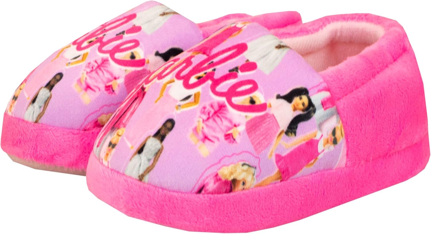 Chaussons Barbie roses pour fille – Image 2