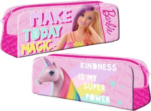 Trousse à crayons Barbie Movie rose rectangulaire à zip
