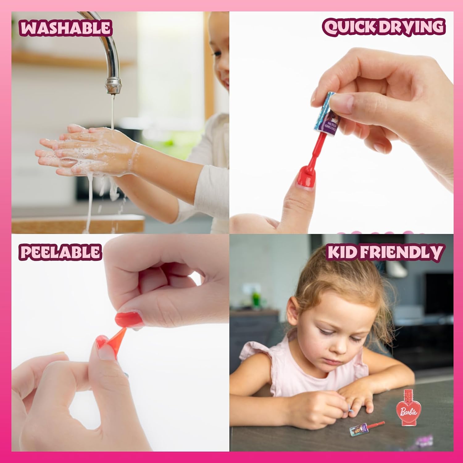 Set maquillage Barbie Movie avec 15 vernis et 18 pièces – Image 6