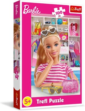 Puzzle Barbie rose 100 pièces Meet Barbie dès 5 ans