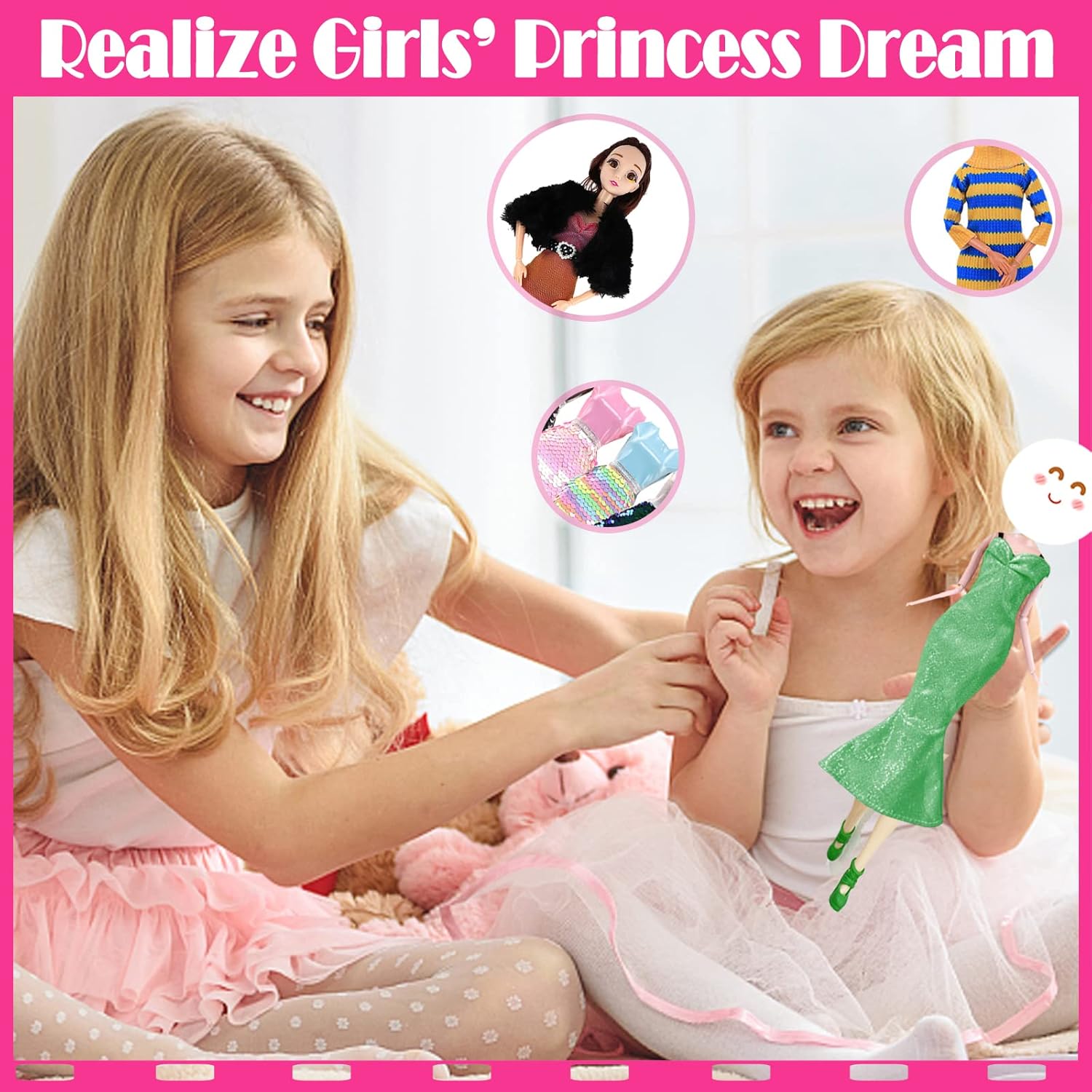 Barbie, lot de 68 vêtements et accessoires avec 7 robes – Image 6