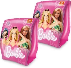 Brassards roses Barbie en PVC à 2 chambres à air