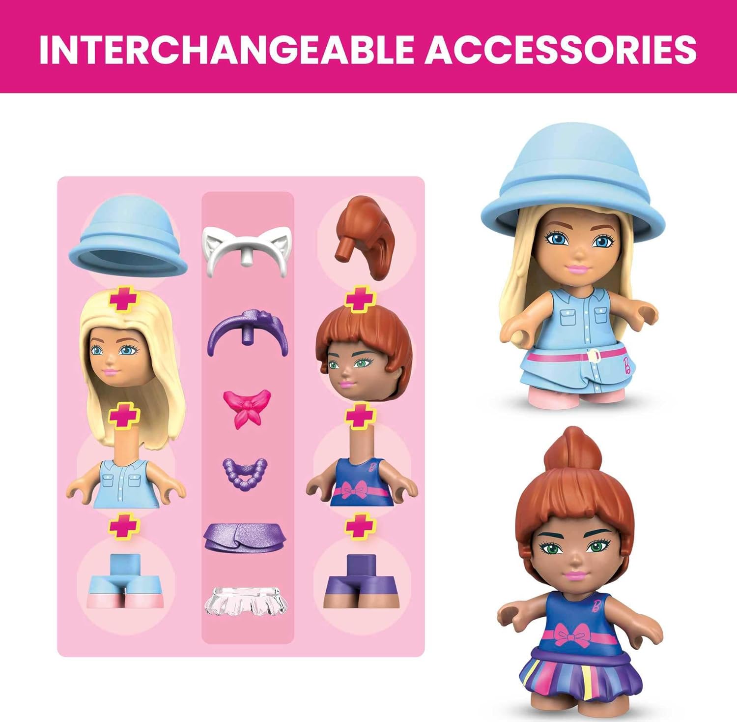 Maison de Malibu Barbie Mega, 303 pièces avec 2 mini-figurines – Image 4