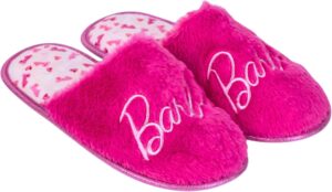 Chaussons maison Barbie femme semelle antidérapante
