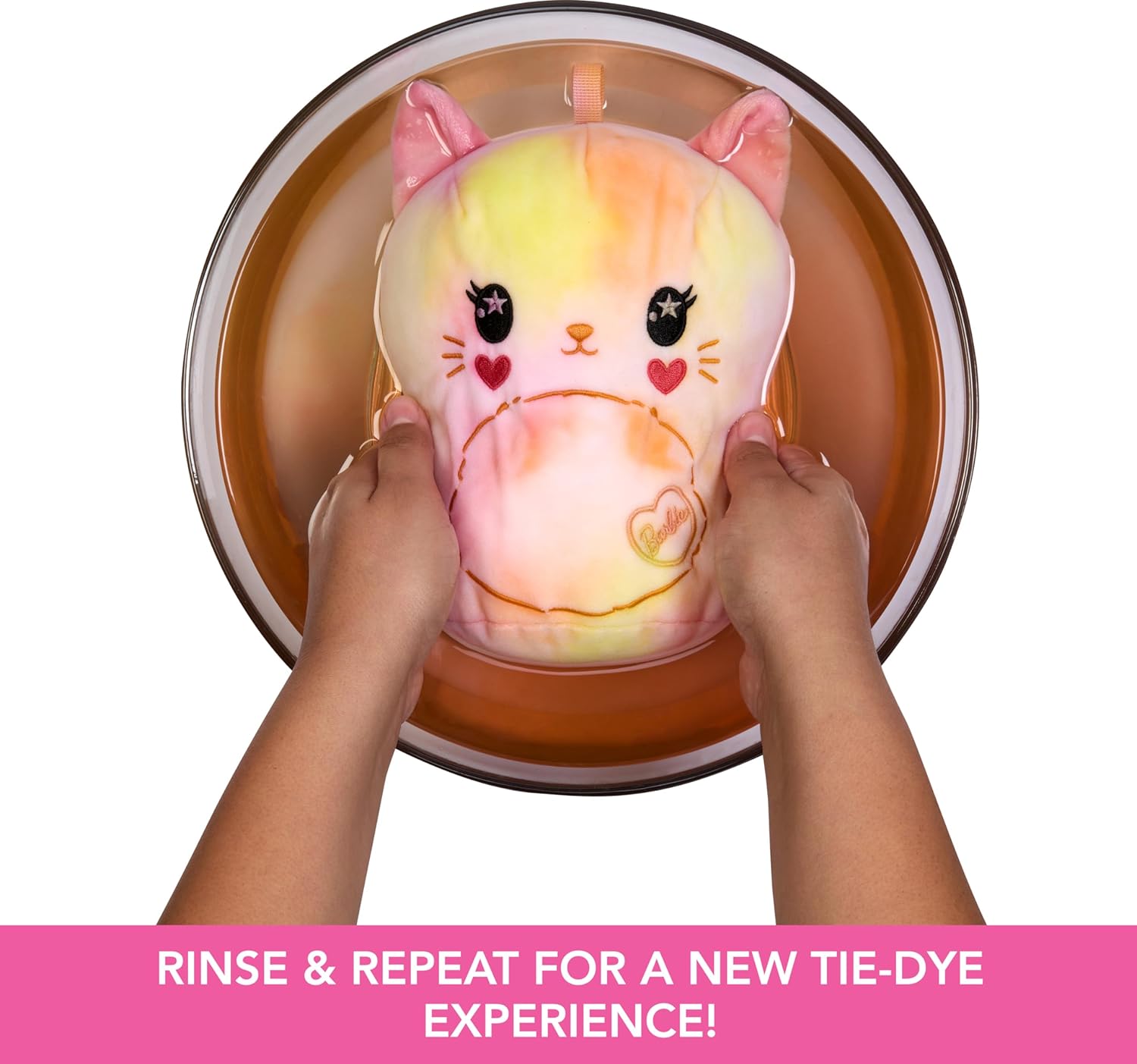 Peluche Barbie Tie-Dye Reveal animal doux 17,8 cm – Image 5