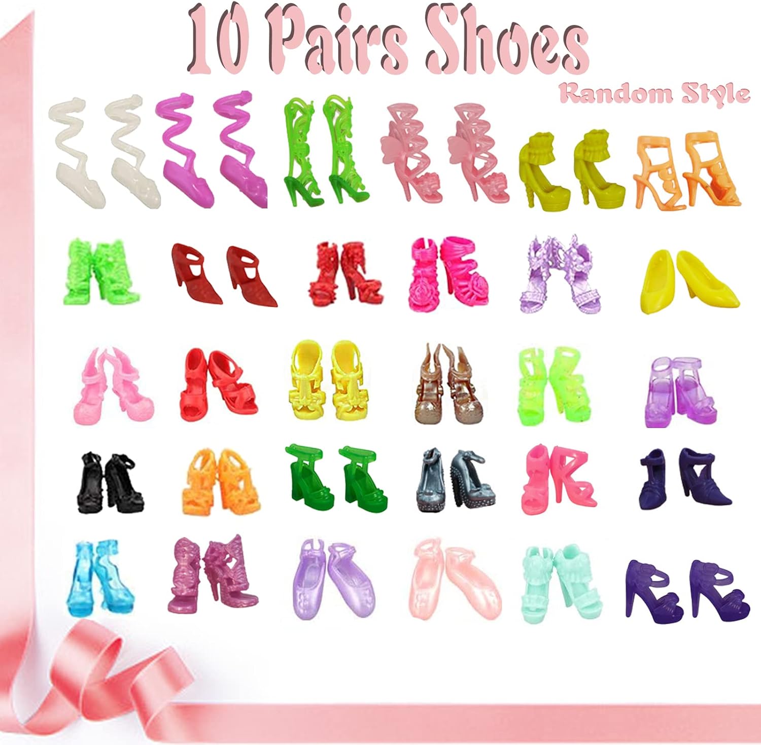 Ensemble Barbie de 40 vêtements et accessoires pour poupée 29,2 cm – Image 5