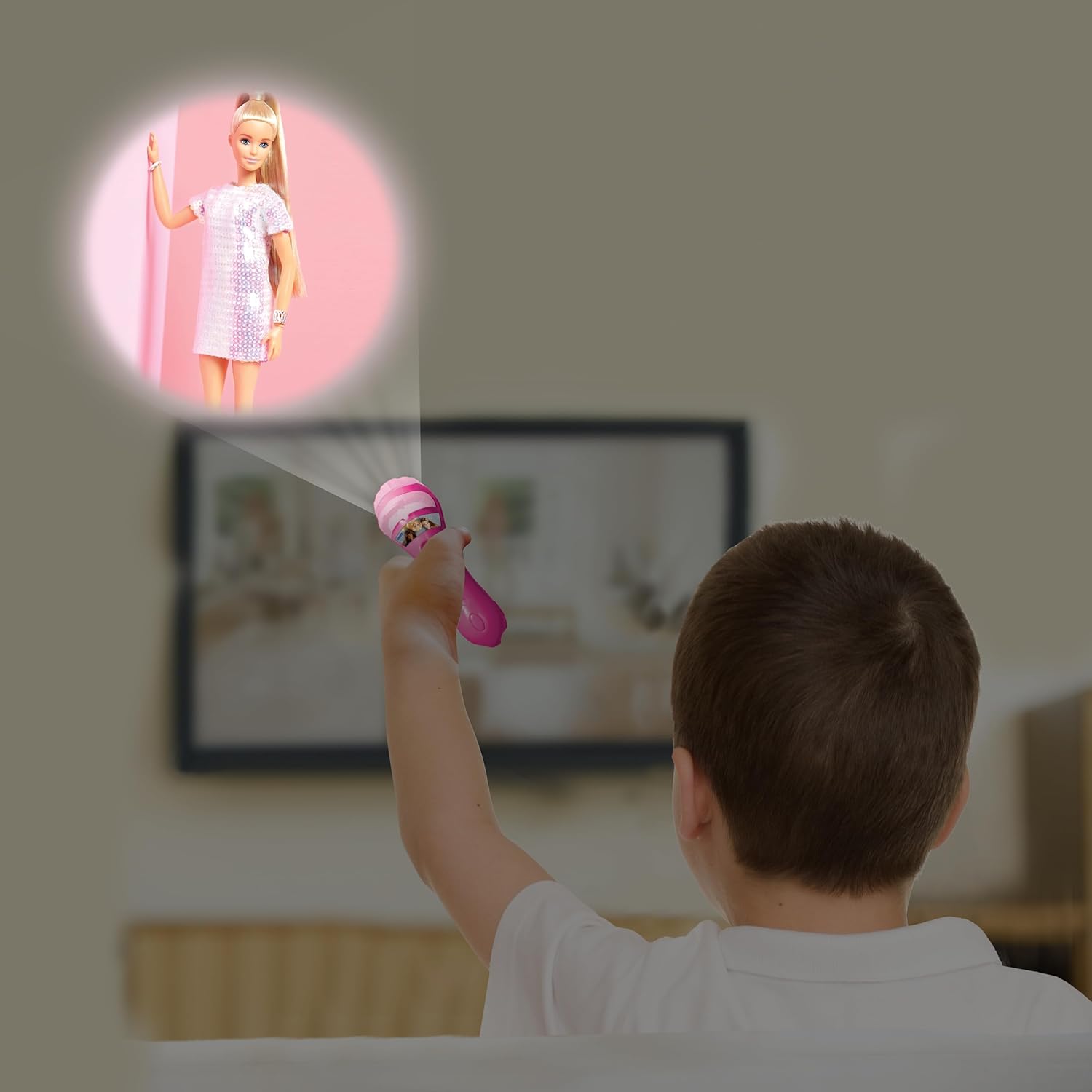 Projecteur d'histoires Barbie avec lampe torche, 3 disques et 24 images – Image 4