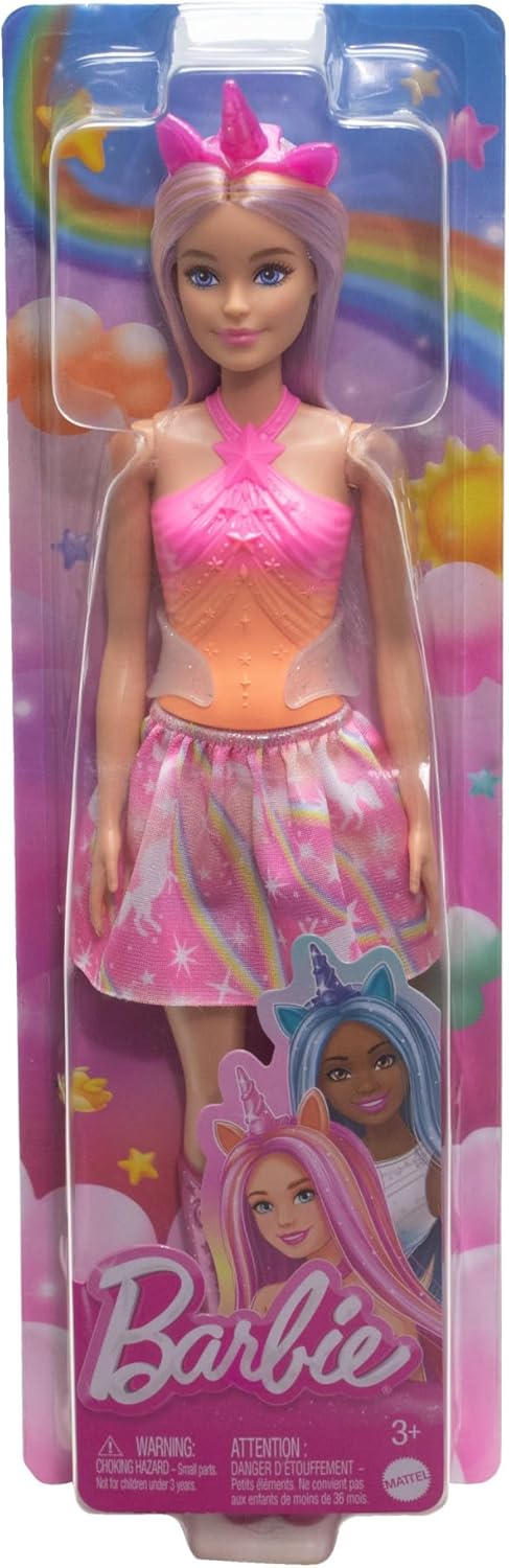 Barbie Licorne HRR13 aux cheveux colorés et accessoires fantaisie – Image 6