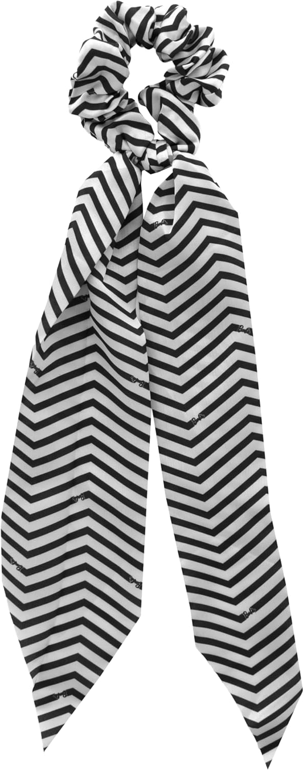 Barbie Mattel foulchie chevron noir et blanc 2-en-1