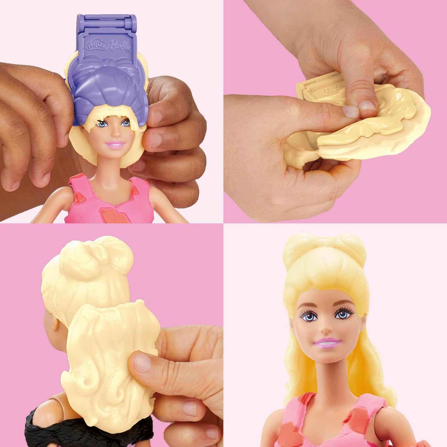 Coffret Play-Doh Barbie avec poupée, style Barbie Défilé de Mode – Image 3