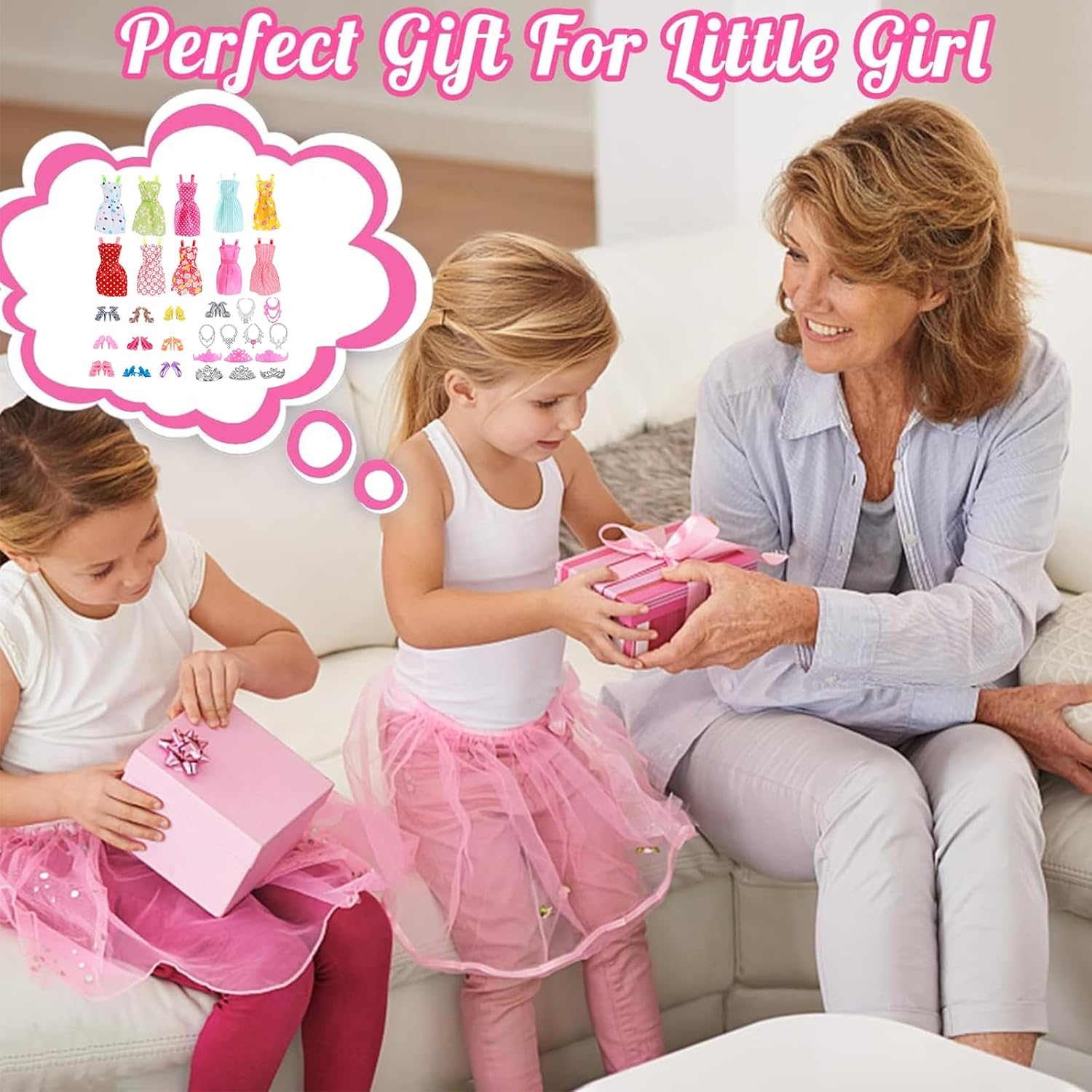 Barbie 32 pièces pour poupée 11 pouces avec 10 vêtements et accessoires – Image 6