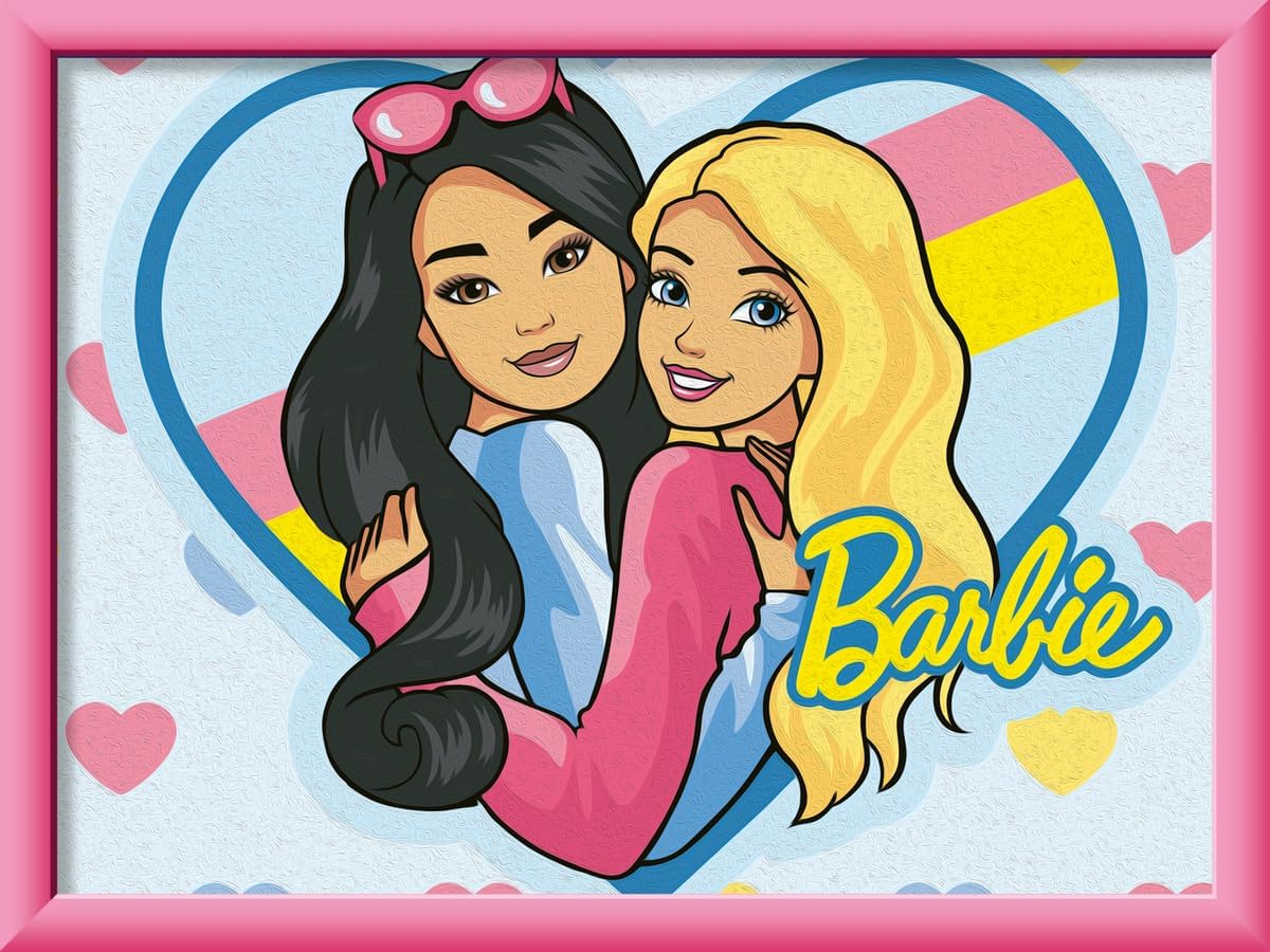 Barbie Duo CreArt Kids Ravensburger, peinture par numéros 18 x 24 cm dès 7 ans – Image 2