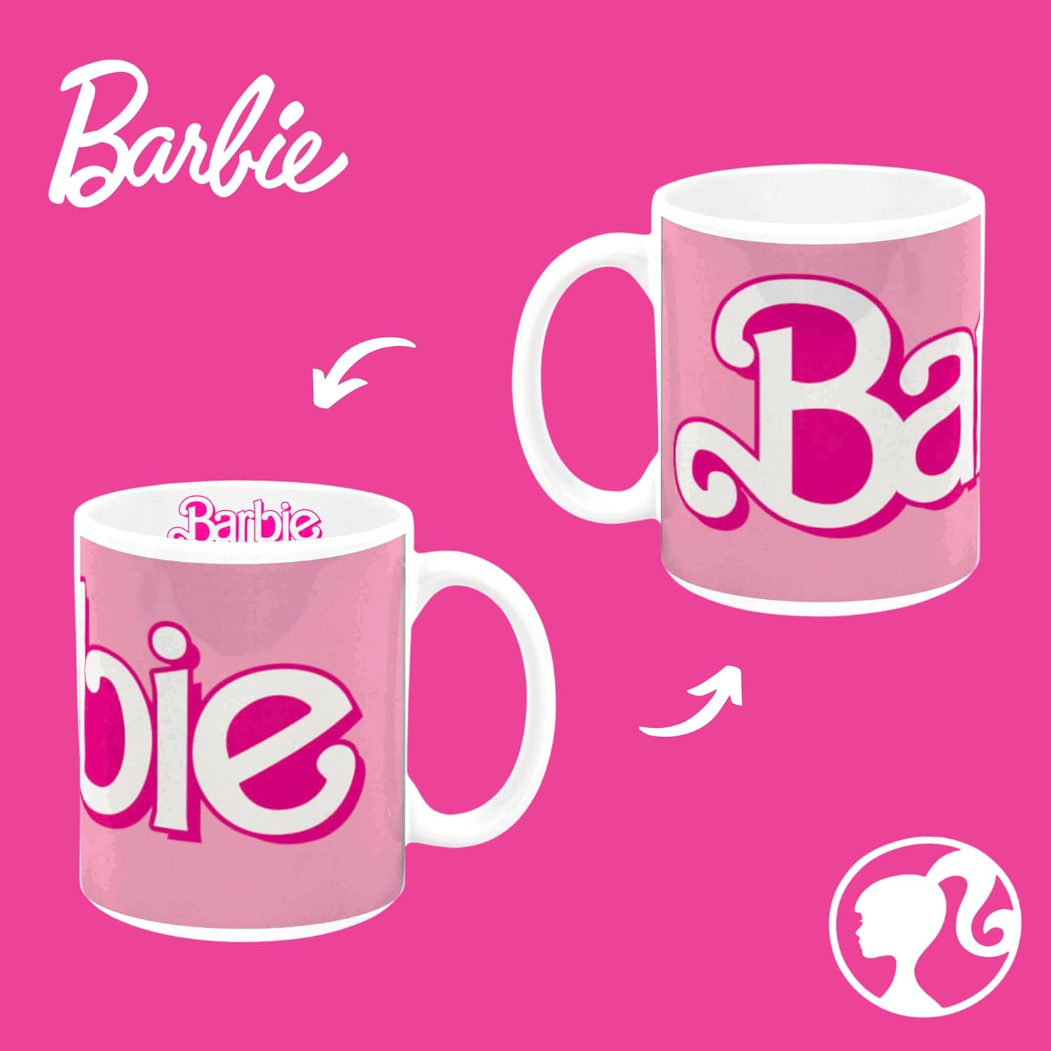 Tasse à café Barbie en céramique à motif de poupées – Image 4
