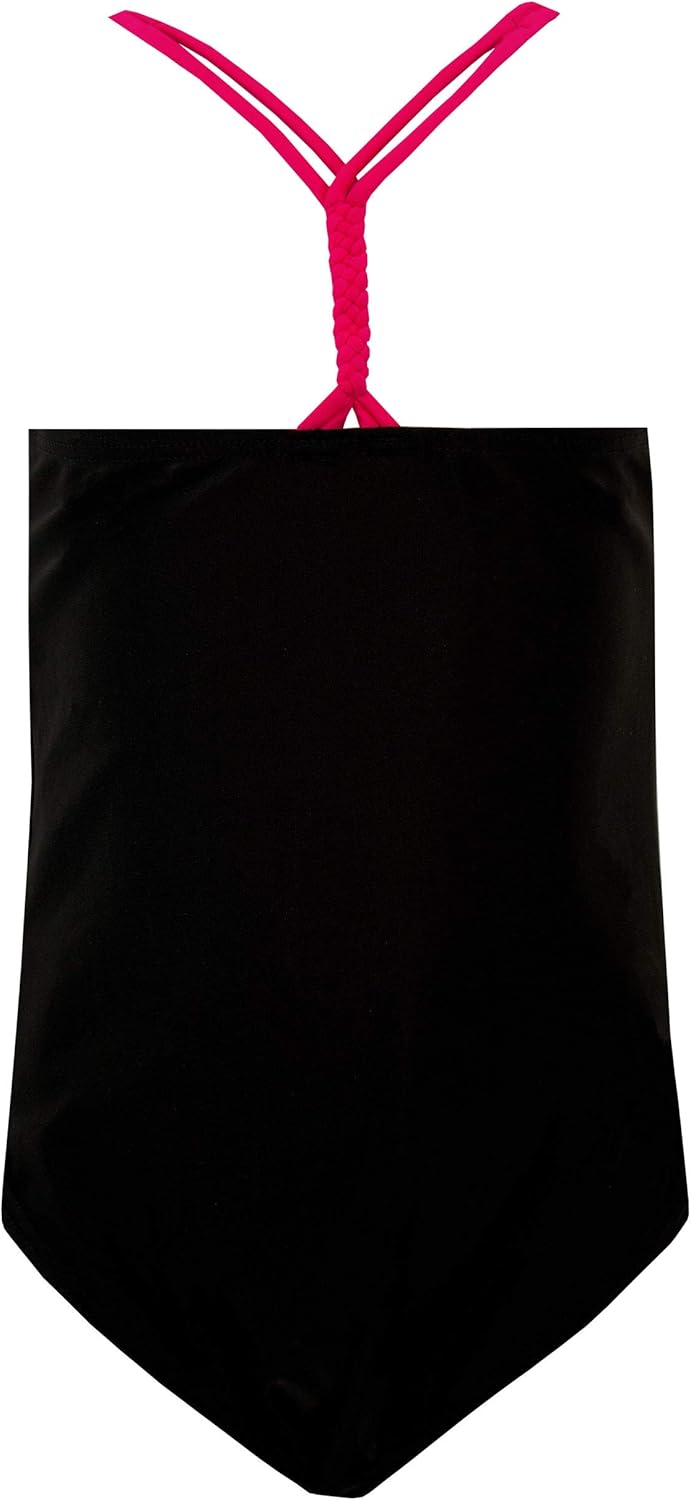 Maillot de bain Barbie 1 pièce fille, logo rose, 3 à 10 ans – Image 6
