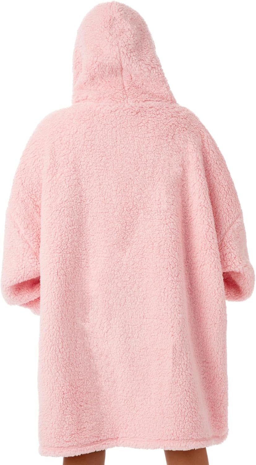 Sweat à capuche couverture Sherpa rose Barbie femme, taille unique – Image 3
