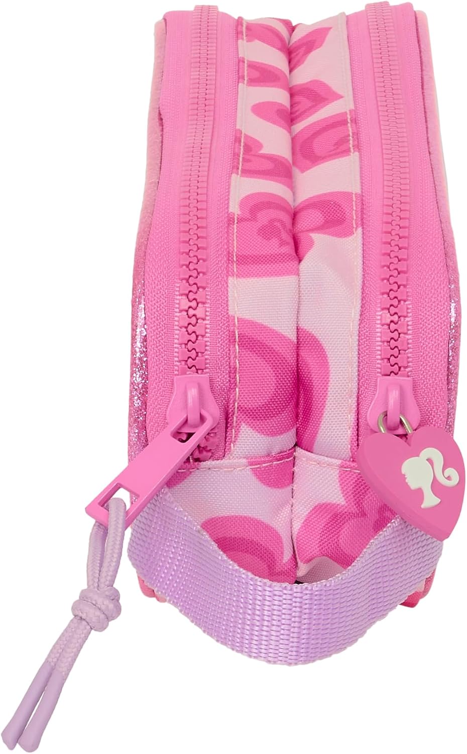 Trousse double Barbie Love rose en polyester – Image 3