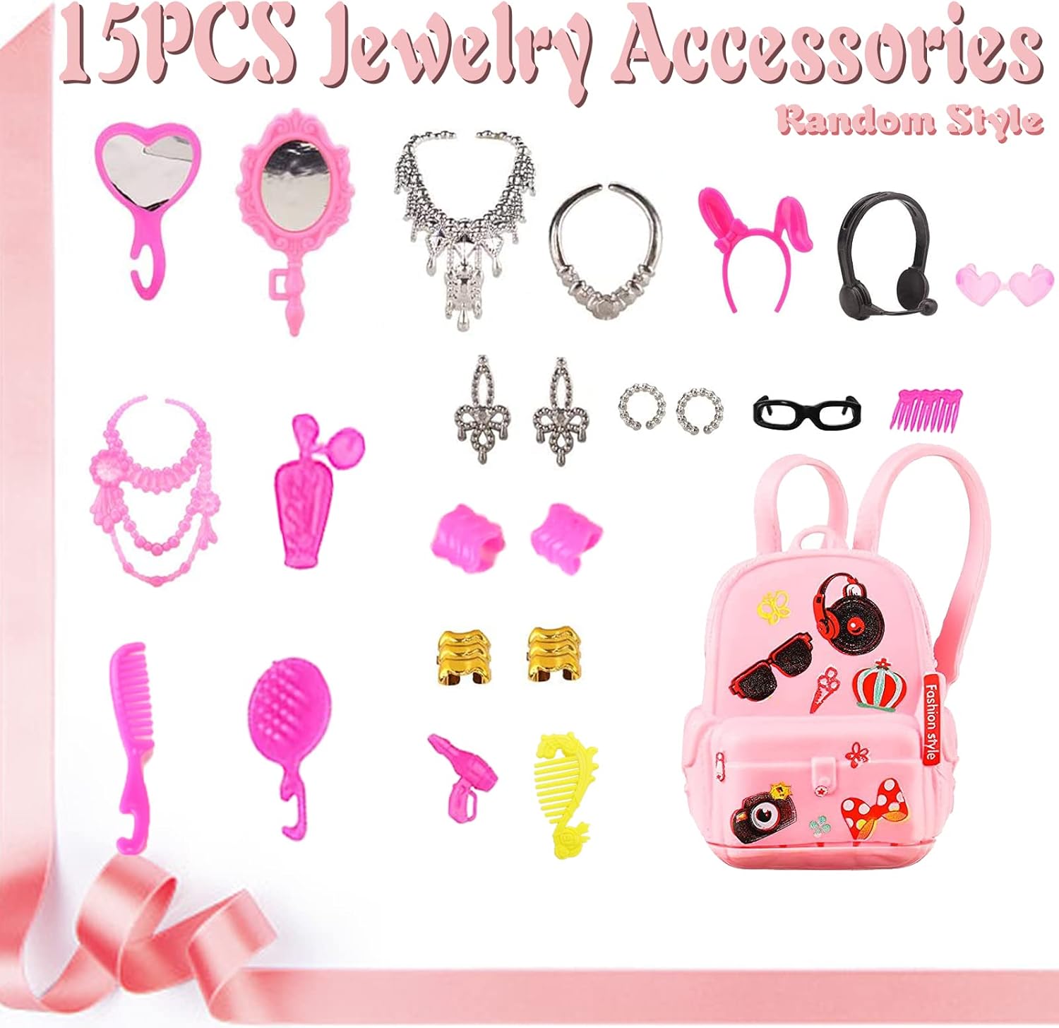 Ensemble Barbie de 40 vêtements et accessoires pour poupée 29,2 cm – Image 6