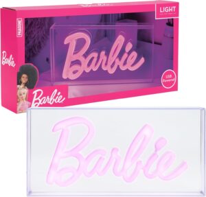 Lampe néon LED Barbie rose à poser ou murale