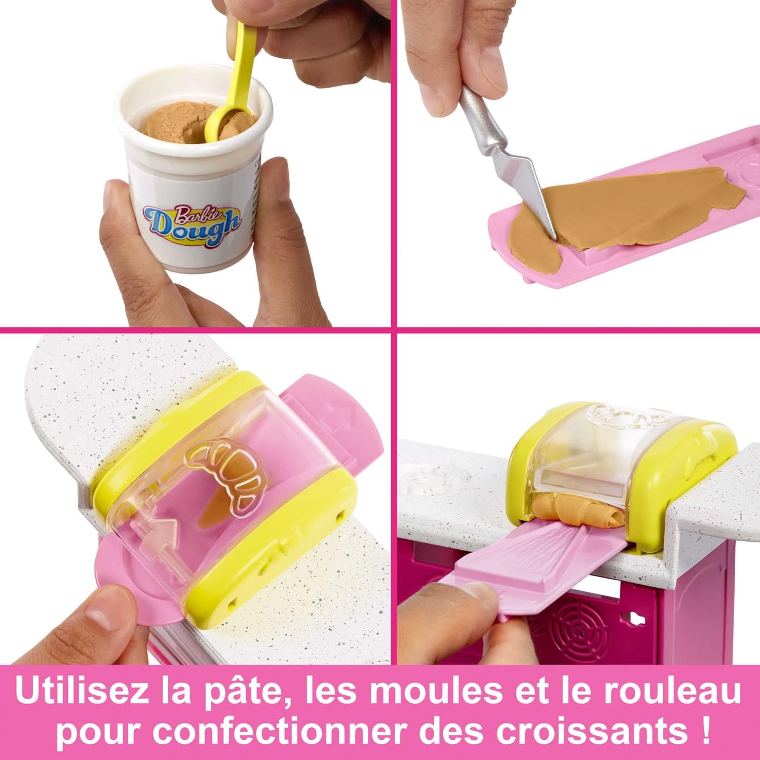 Barbie It Takes Two Malibu, coffret pâtisserie avec 18 accessoires et pâte à modeler 3 couleurs – Image 3