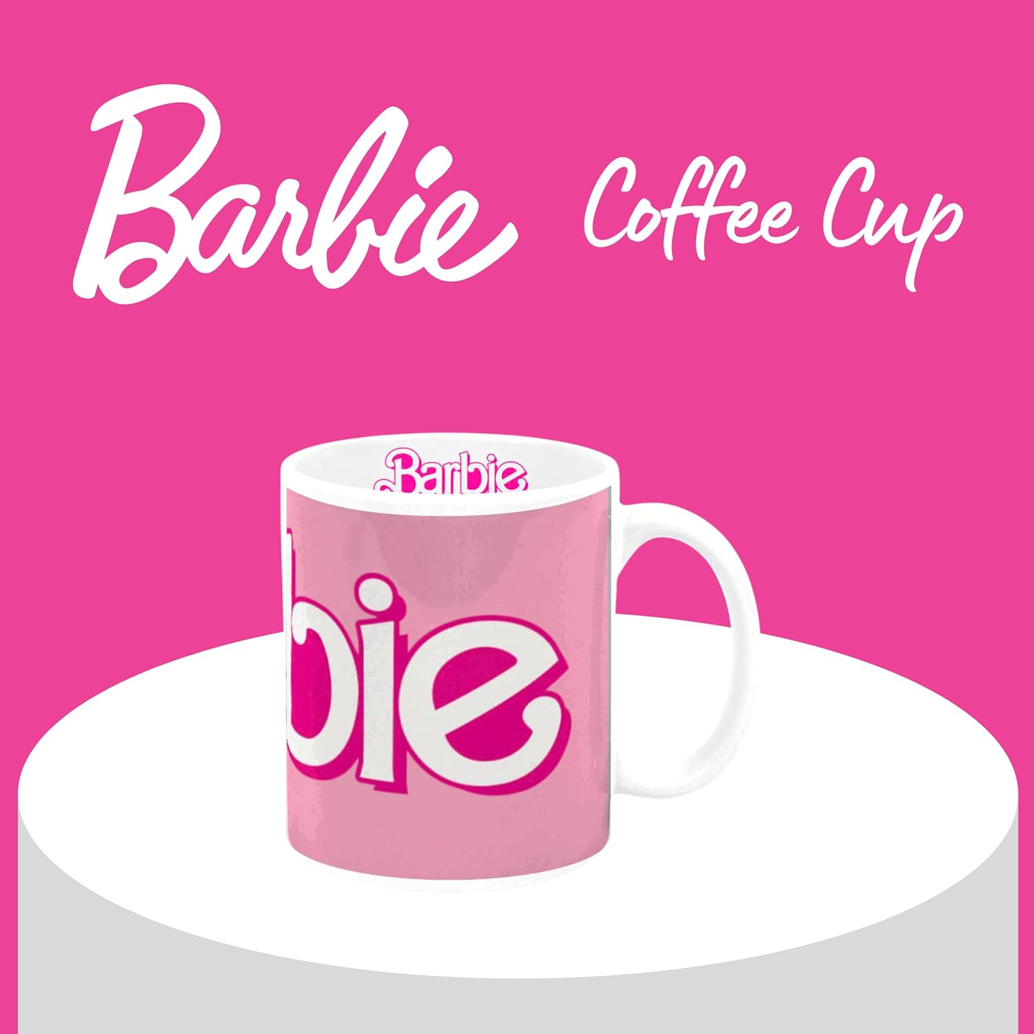 Tasse à café Barbie en céramique à motif de poupées – Image 3