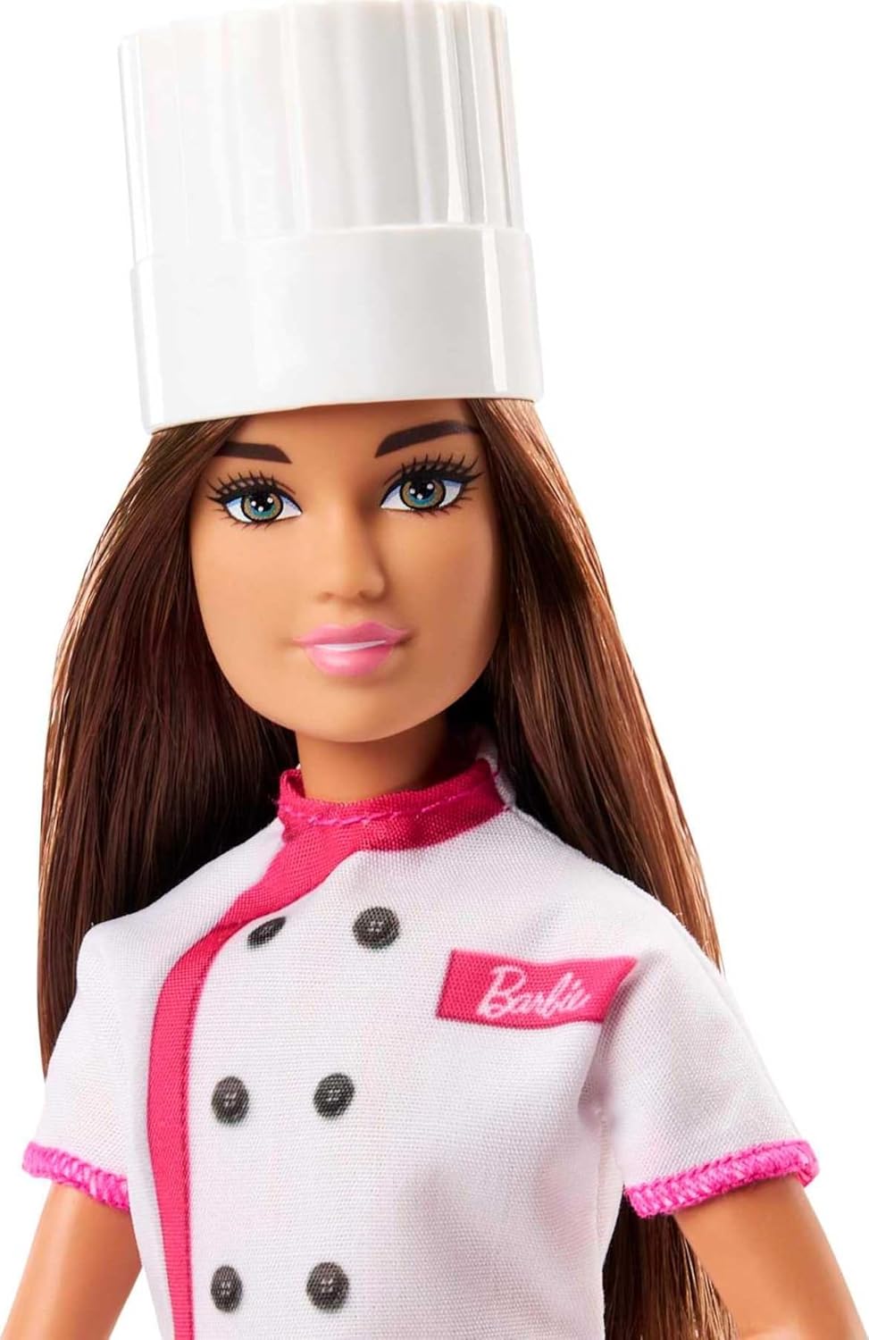 Barbie cheffe pâtissière avec blouse, toque et gâteau HKT67 – Image 4