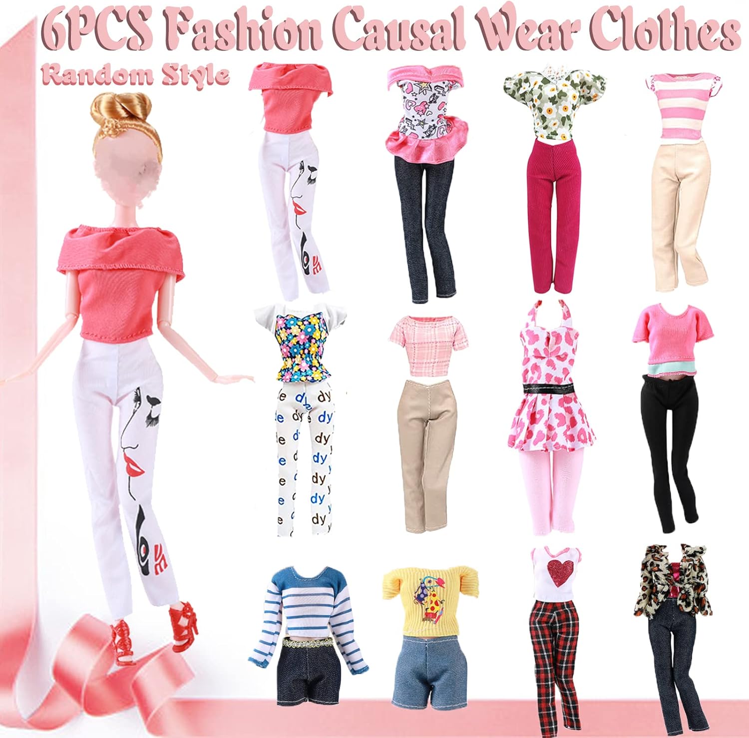 Ensemble Barbie de 40 vêtements et accessoires pour poupée 29,2 cm – Image 4