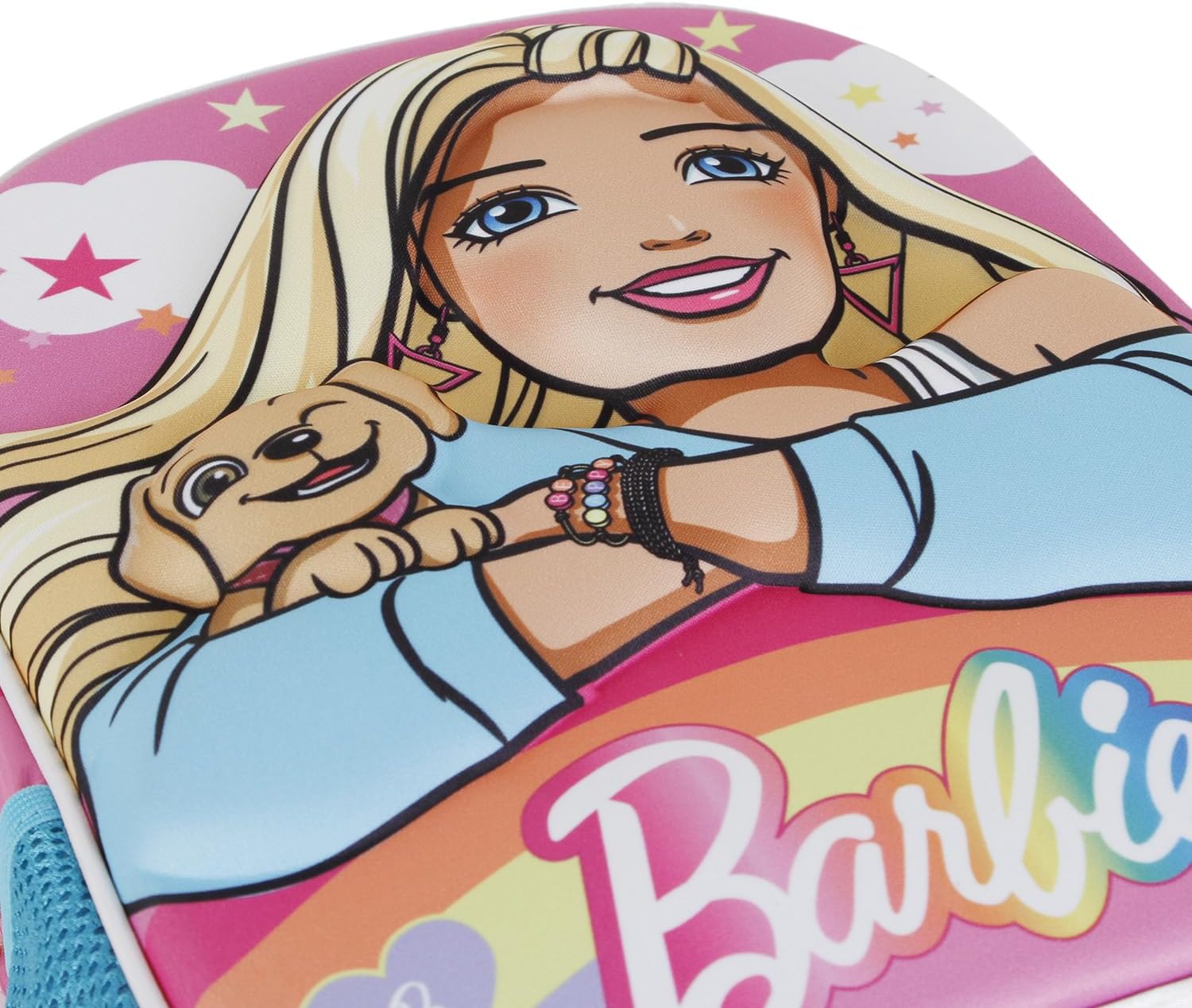 Sac à dos Barbie Rainbow 3D rose – Image 4