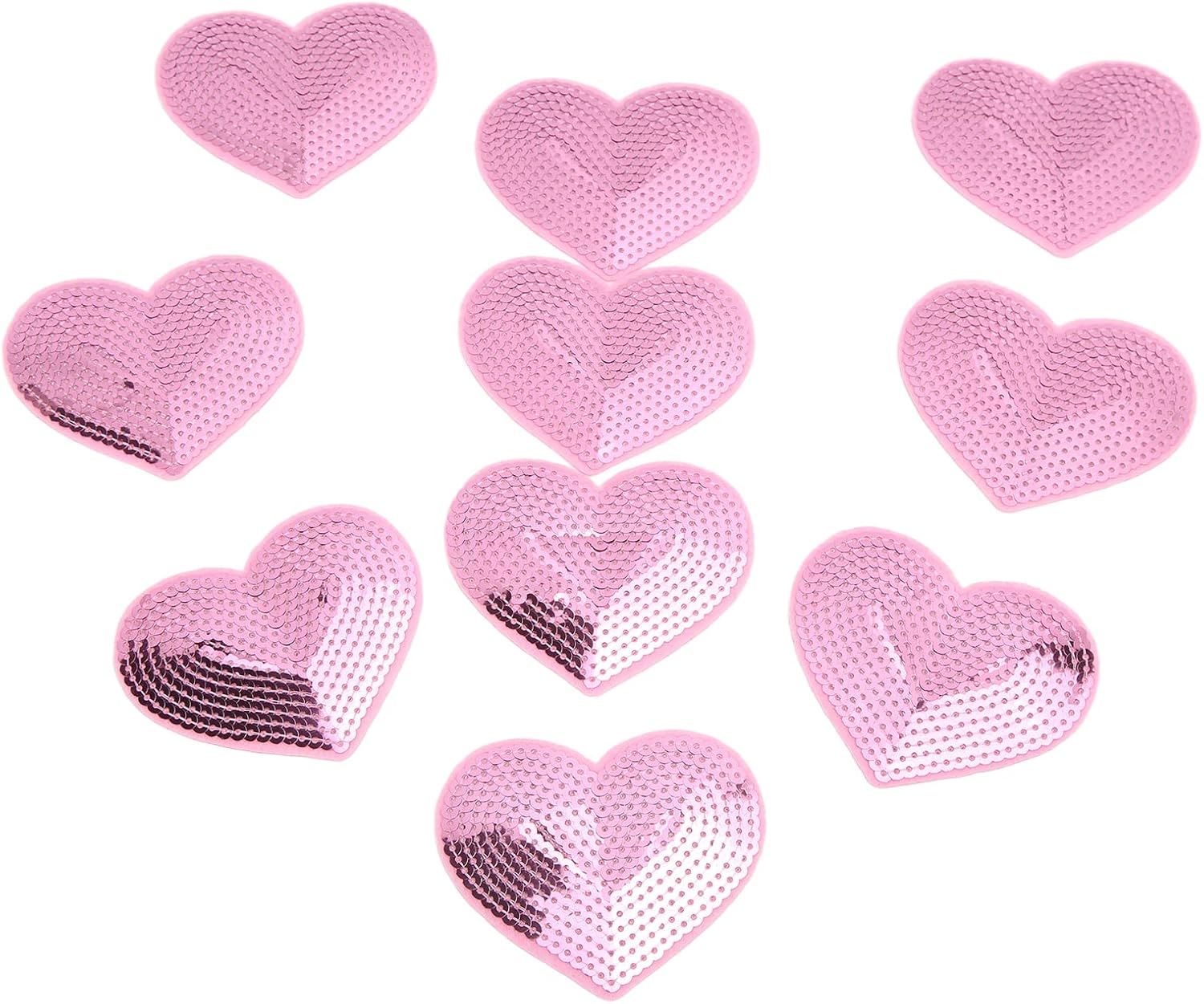 Patchs thermocollants Barbie cœurs roses 10 pièces – Image 8